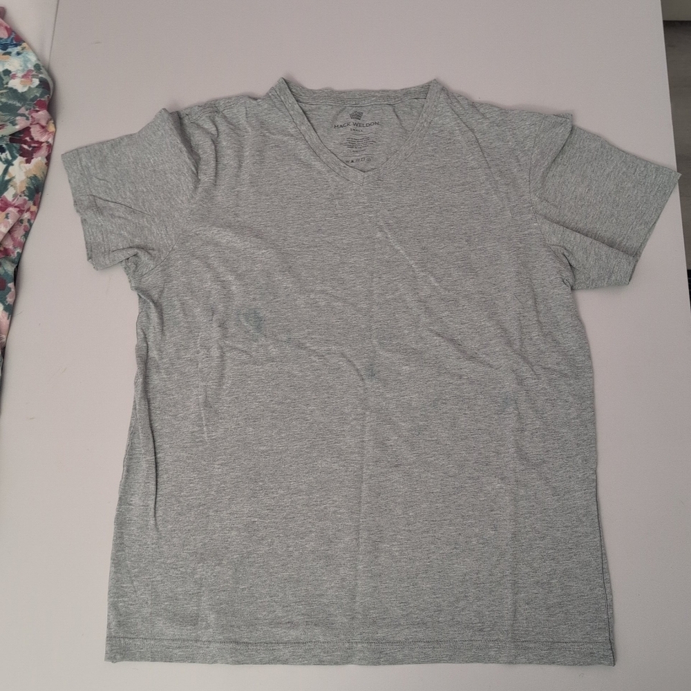 Mack Weldon Gray Short Sleeve Tee